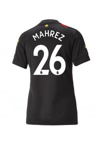 Manchester City Riyad Mahrez #26 Fotballdrakt Borte Klær Dame 2022-23 Korte ermer